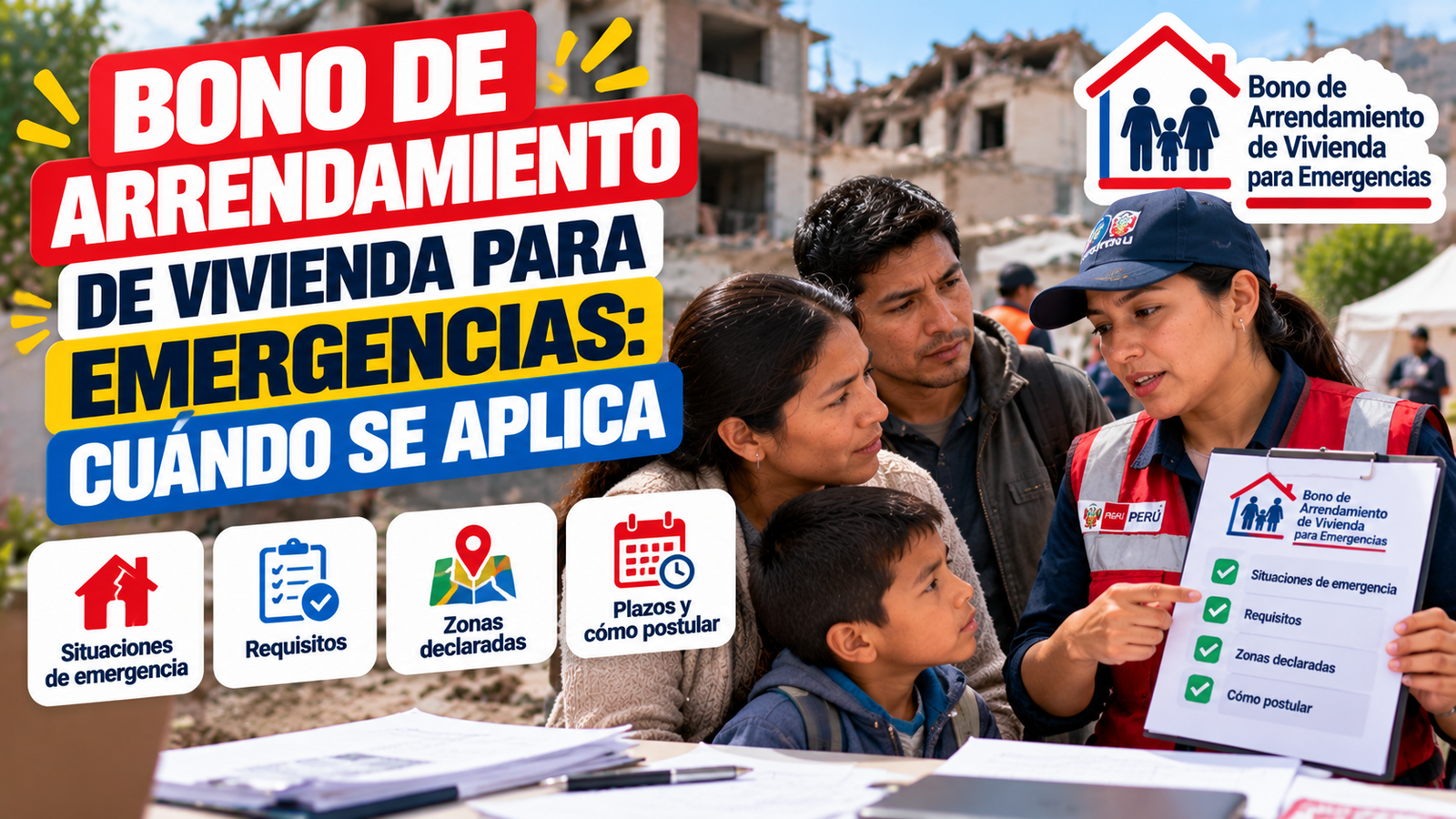 Bono de Arrendamiento de Vivienda para Emergencias: cuándo se aplica
