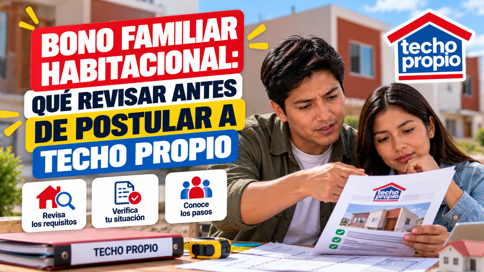 Bono Familiar Habitacional: qué revisar antes de postular a Techo Propio